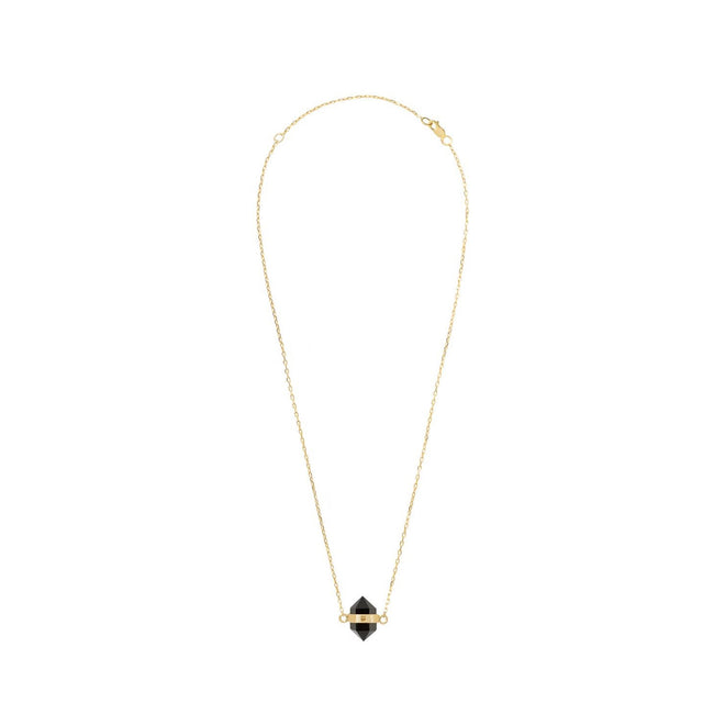 Black Onyx Gold Choker