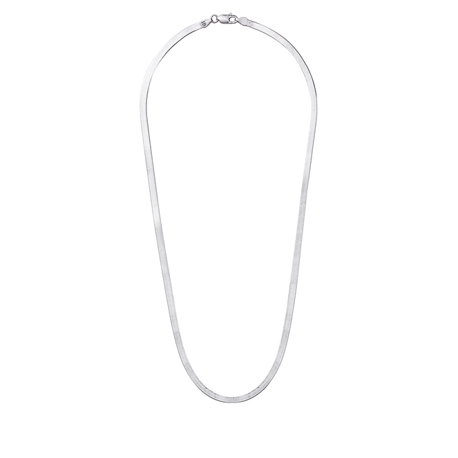 Silver men's snake necklace Basic Elements