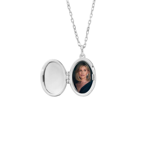 Silver personalized locket