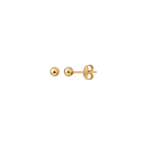 Gold small ball earrings Basic Elements