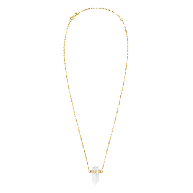 Diamond Gaia Gold Necklace
