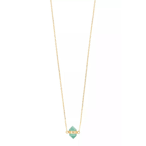 Amazonite Gold Necklace 55