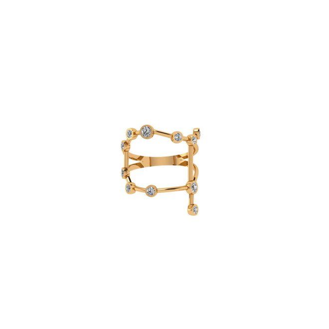 Gemini Constellation Ring