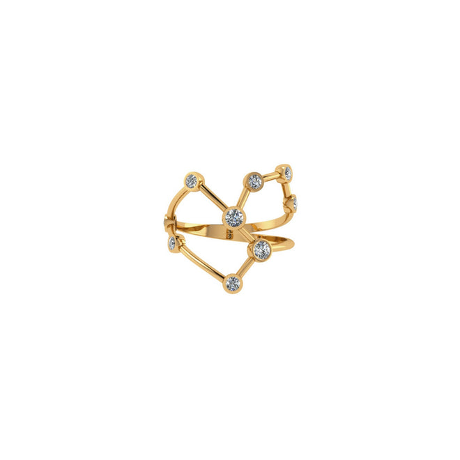 Leo Constellation Ring